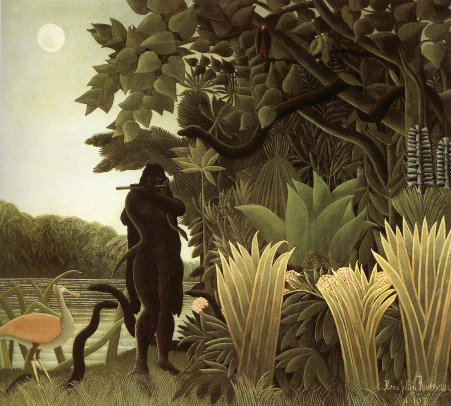 Henri Rousseau The slangenbezweerder